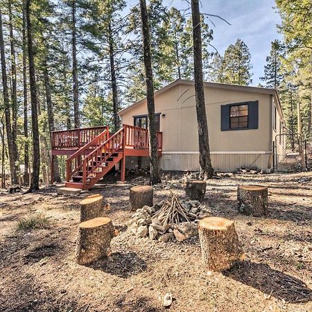 Relaxing Lincoln Forest Retreat With Wraparound Deck Cloudcroft Esterno foto